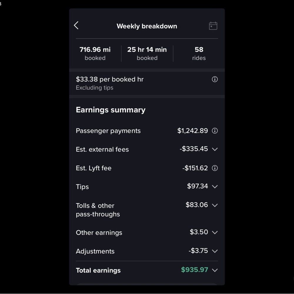 Purple and Black Earnings Dashboard - Picture 2 of 4